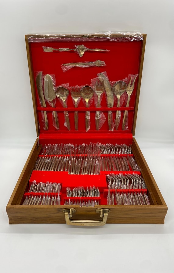 Genuine Solid Nickle-bronze Bronzeware Complete Cutlery Set - Etsy