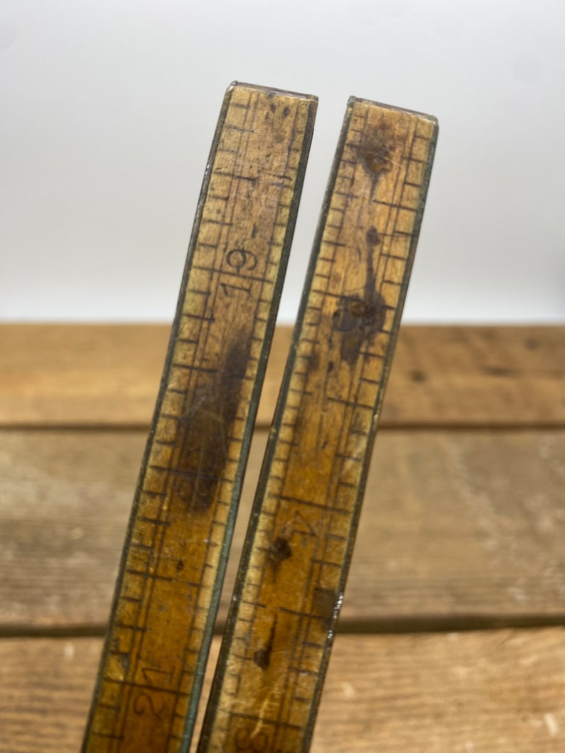 Antique Compact/collapsible 24 Inch Wooden Stanley No 62 Ruler - Etsy