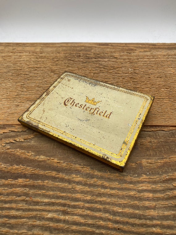 chesterfield cigarette box Chesterfield Cigarettes Tin