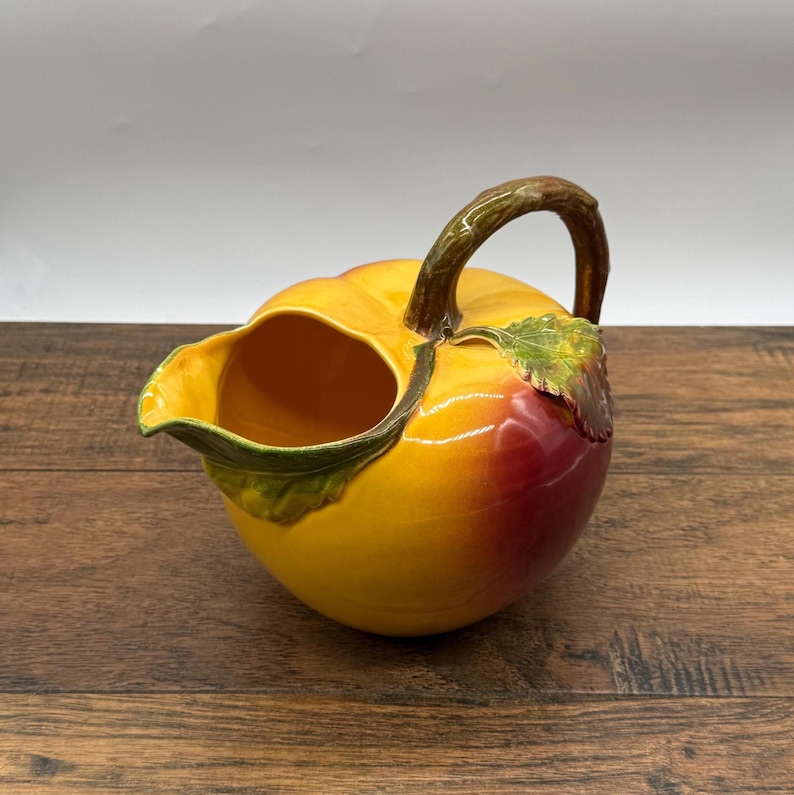 Vintage Subtil Portugal Apple Pitcher - Etsy