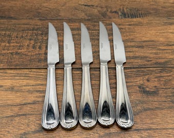 Vintage Reed & Barton Woodbury Steak Knives
