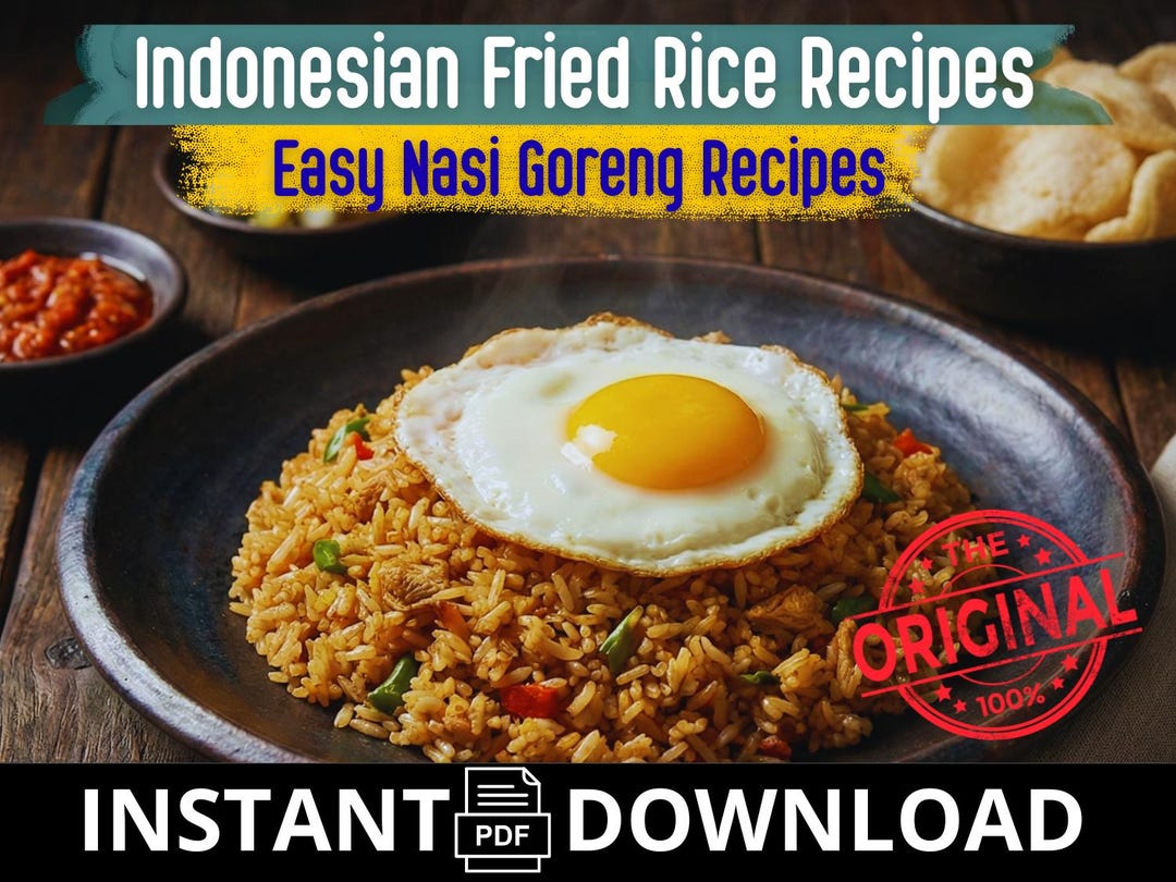 Nasi Goreng Recipe Book | 15 Asian Fried Rice Recipes (PDF) - Etsy