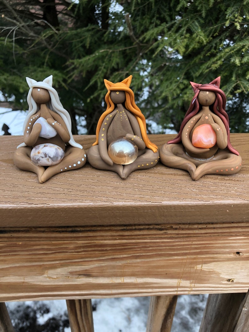 Medium Boho Golden Foxy Fairy