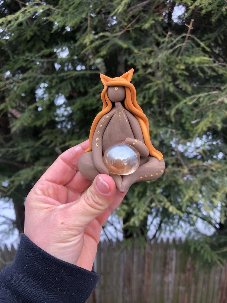 Medium Boho Golden Foxy Fairy