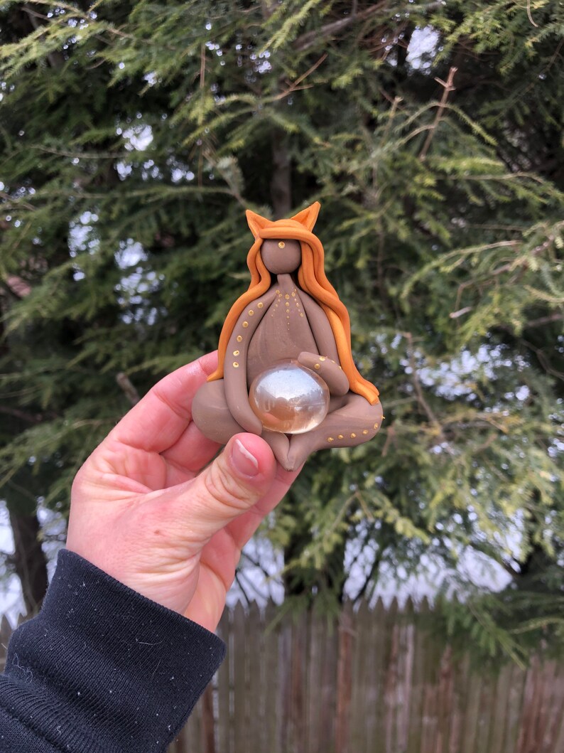 Medium Boho Golden Foxy Fairy