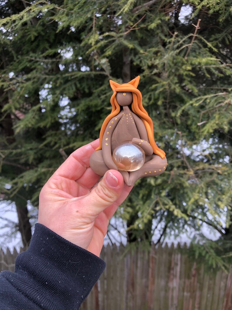 Medium Boho Golden Foxy Fairy
