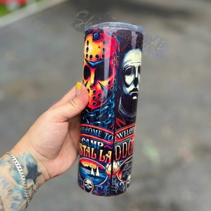 Halloween tumbler / Jason / Freddy / Michael / IT / h0rr0r / tumbler / sublimation / Halloween / fall / g0re