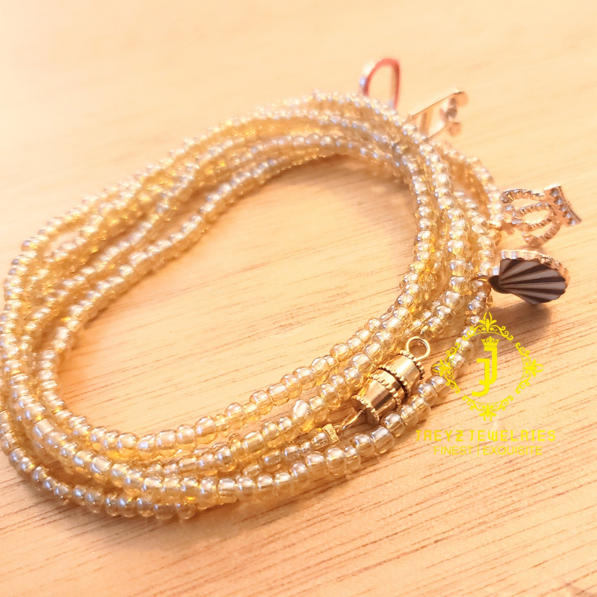 Waist Beads with Charms Etsy