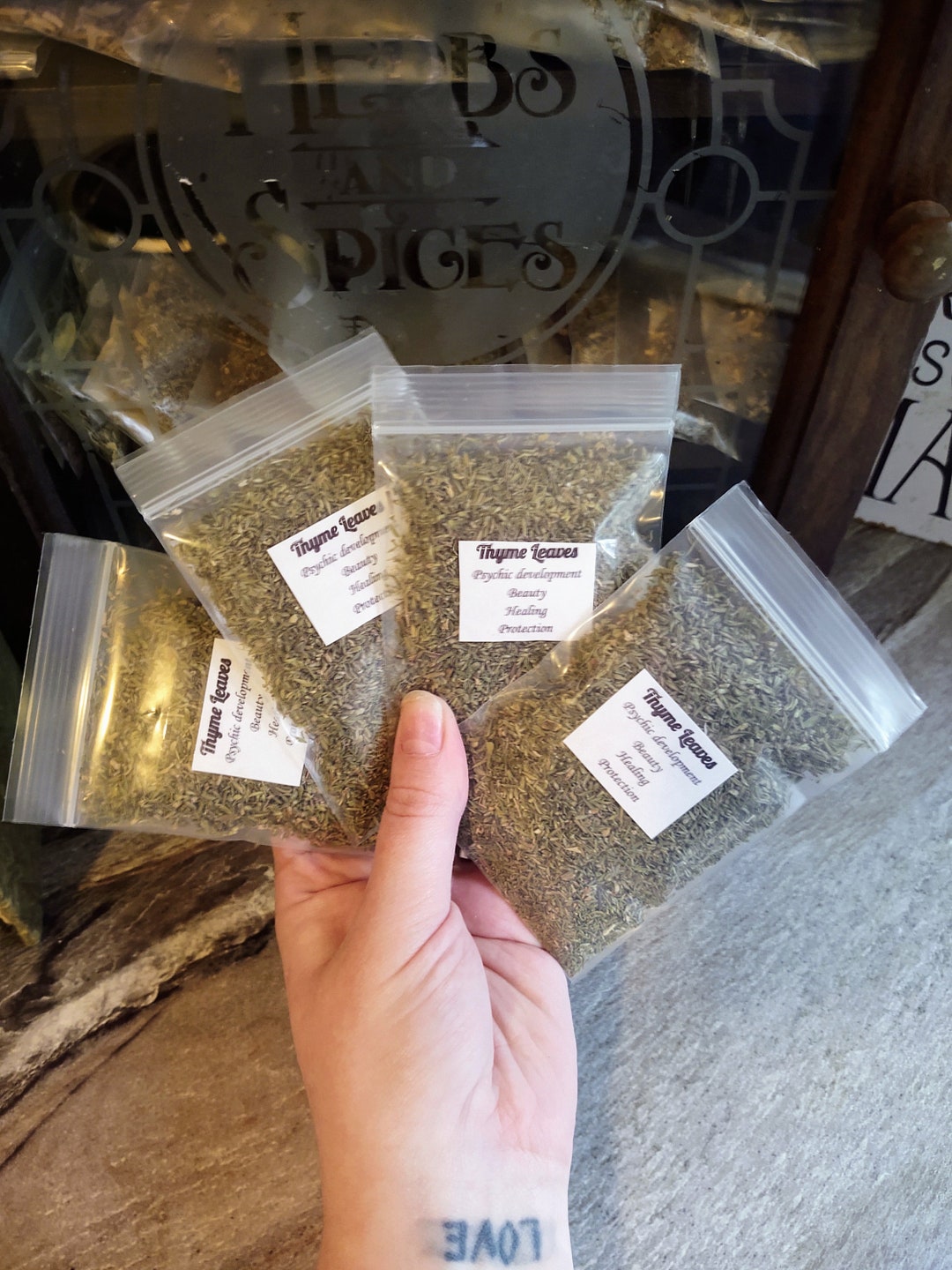 Thyme Leaves spell Ingredient psychic Development Beauty Etsy