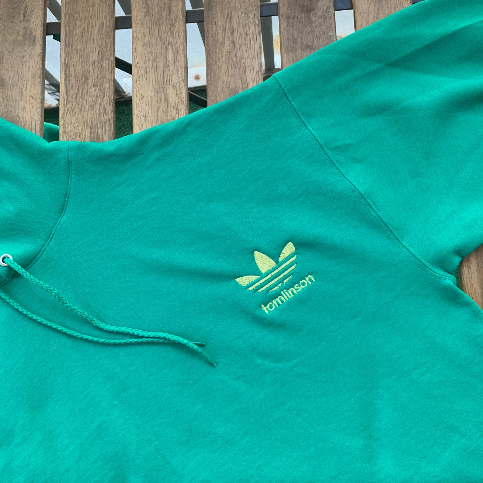 Louis Tomlinson Embroidered Green Hoodie | Etsy