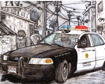 Download Police Car Crown Etsy