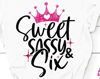 Free Free 265 6Th Birthday Princess Svg SVG PNG EPS DXF File