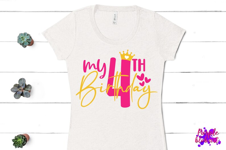 Download My 4th birthday SVG Fourth Birthday SVG 4th birthday boy ...