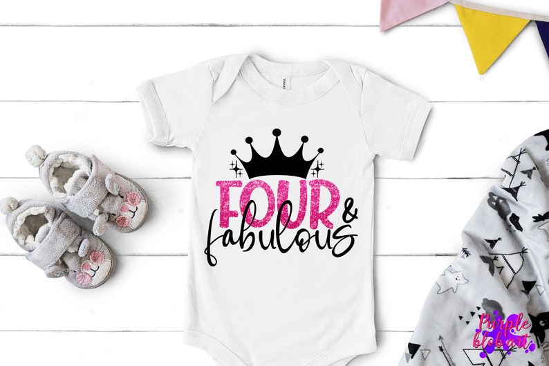 Download Four Fabulous svg 4th birthday shirt fourth birthday quote ...