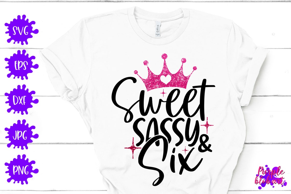 Free Free 170 Sweet Six And Sassy Svg SVG PNG EPS DXF File