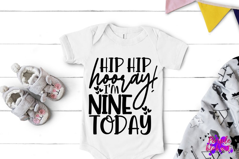Download Hip Hip Hooray I Am Nine Today 9th Birthday Svg Ninth Birthday Svg Birthday Shirt Svg 9th Birthday Boy Gift 9th Birthday Girl Gift Cricut Image Transfers Clothing Wearables Intellistall Com