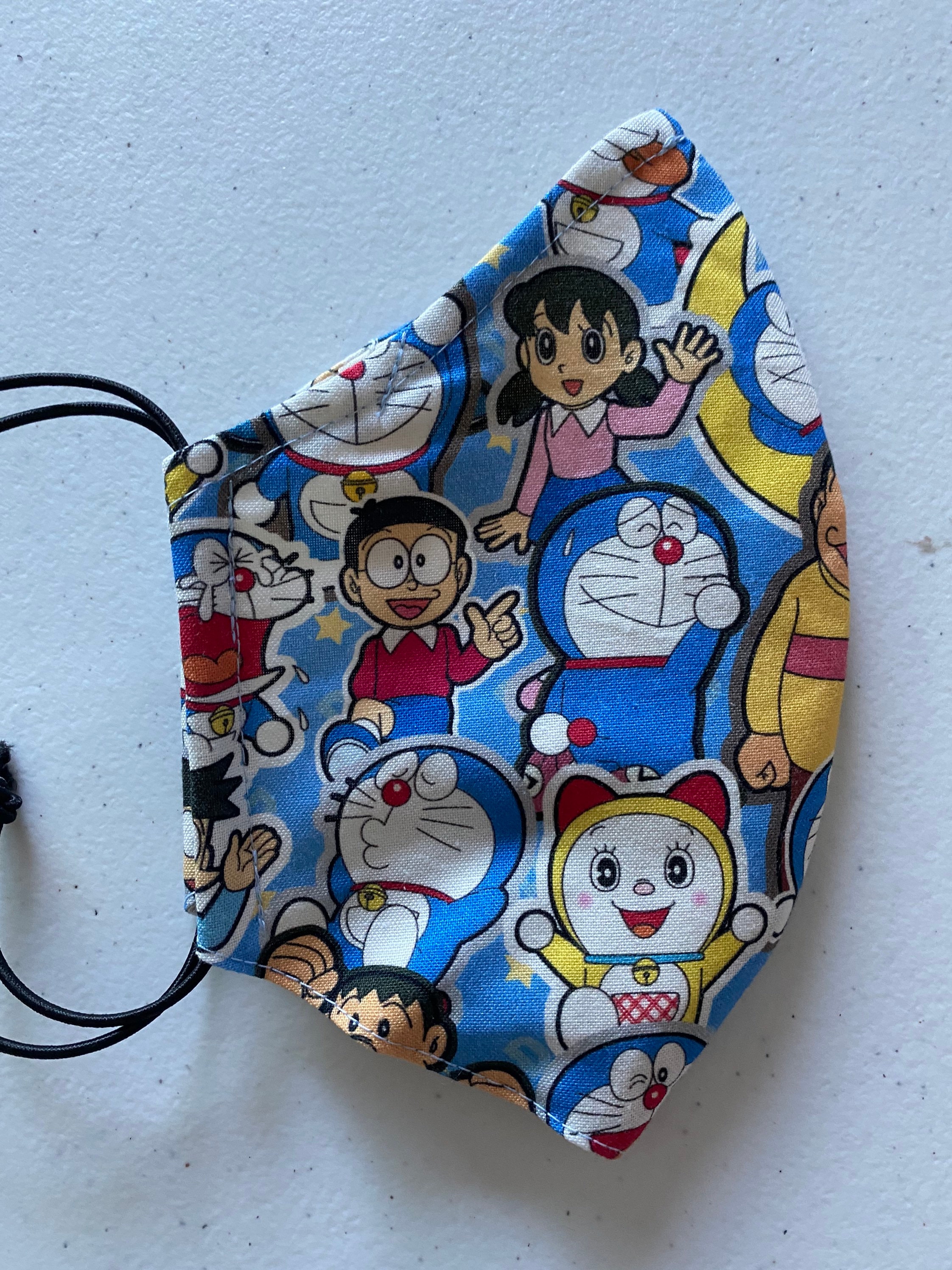 Doraemon and friends Cotton Mask Adult Medium Reuseable 3 Etsy