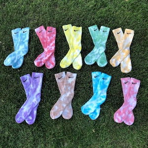 Meias Tie Dye Nike Dri-Fit Crew/No Show