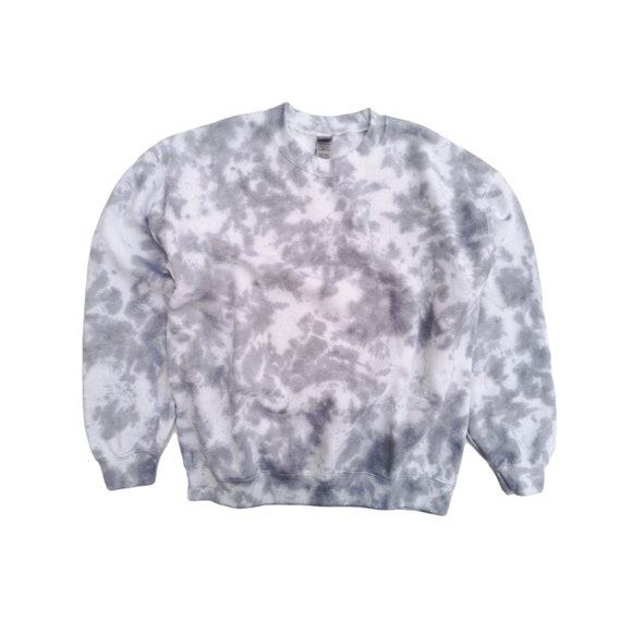 Pearl Grey Tie Dye Sweatshirt/Crewneck