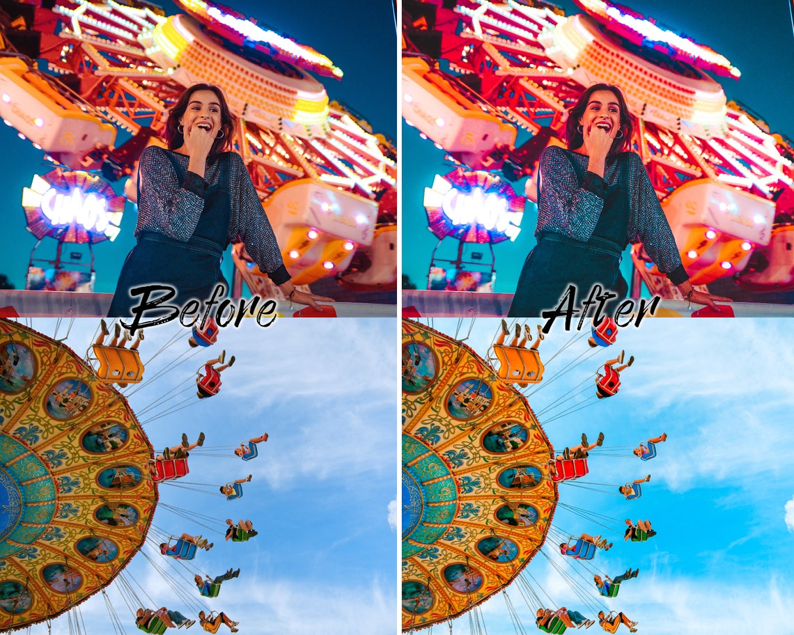 7 AMUSEMENT PARK Lightroom Presets Disney World Vibrant | Etsy