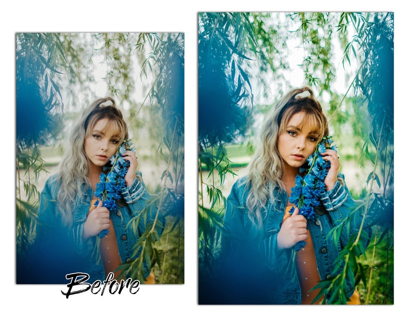 6 FLORAL SPRING Lightroom Presets Flower Garden Girl Vibrant Etsy