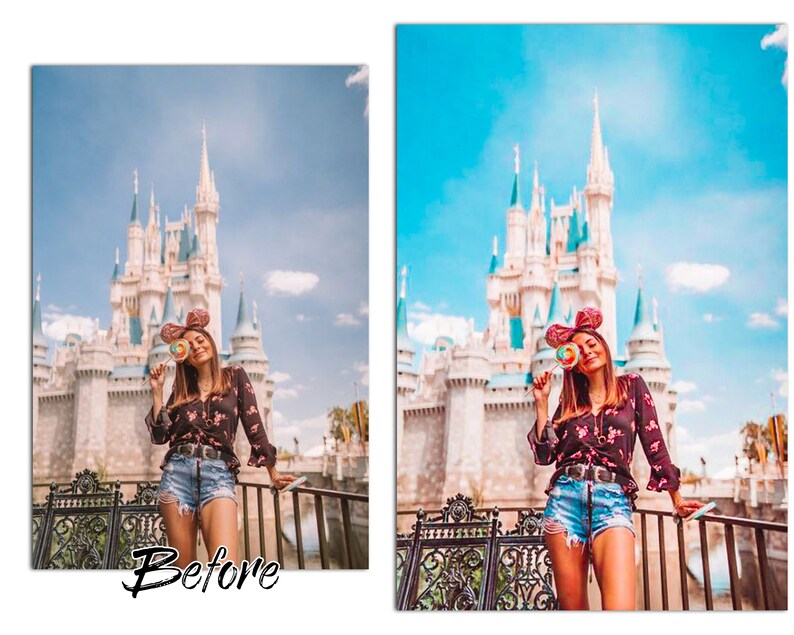 7 AMUSEMENT PARK Lightroom Presets Disney World Vibrant | Etsy