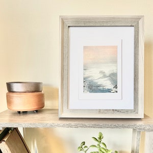 Westfall Mountains - Gouache Landscape Painting and Wall Art Print A5 5x7