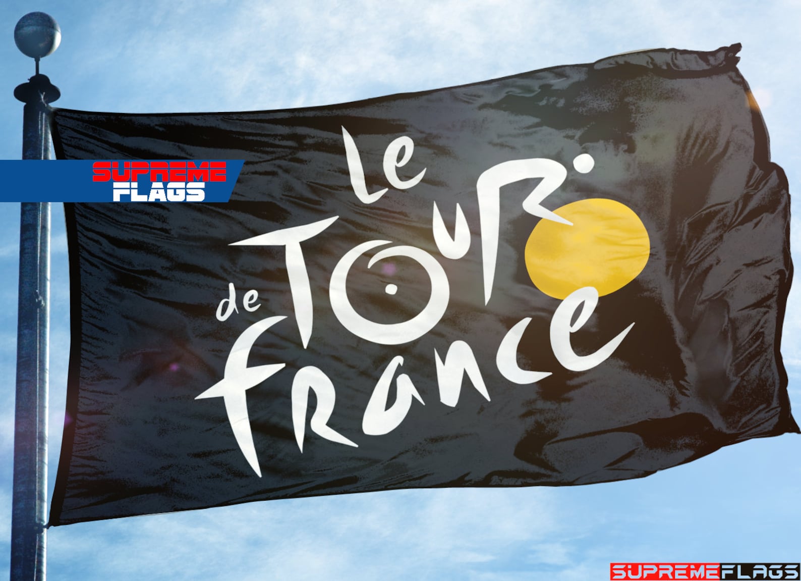 Le Tour de France Flag Banner 3x5 ft Cycling Bike Shop | Etsy