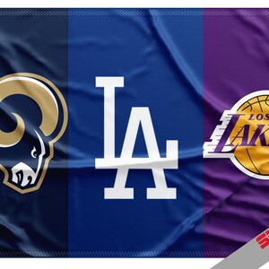 Born X Raised Dodgers & Lakers New Era Shirt L Los Angeles 2020 LA  Champions