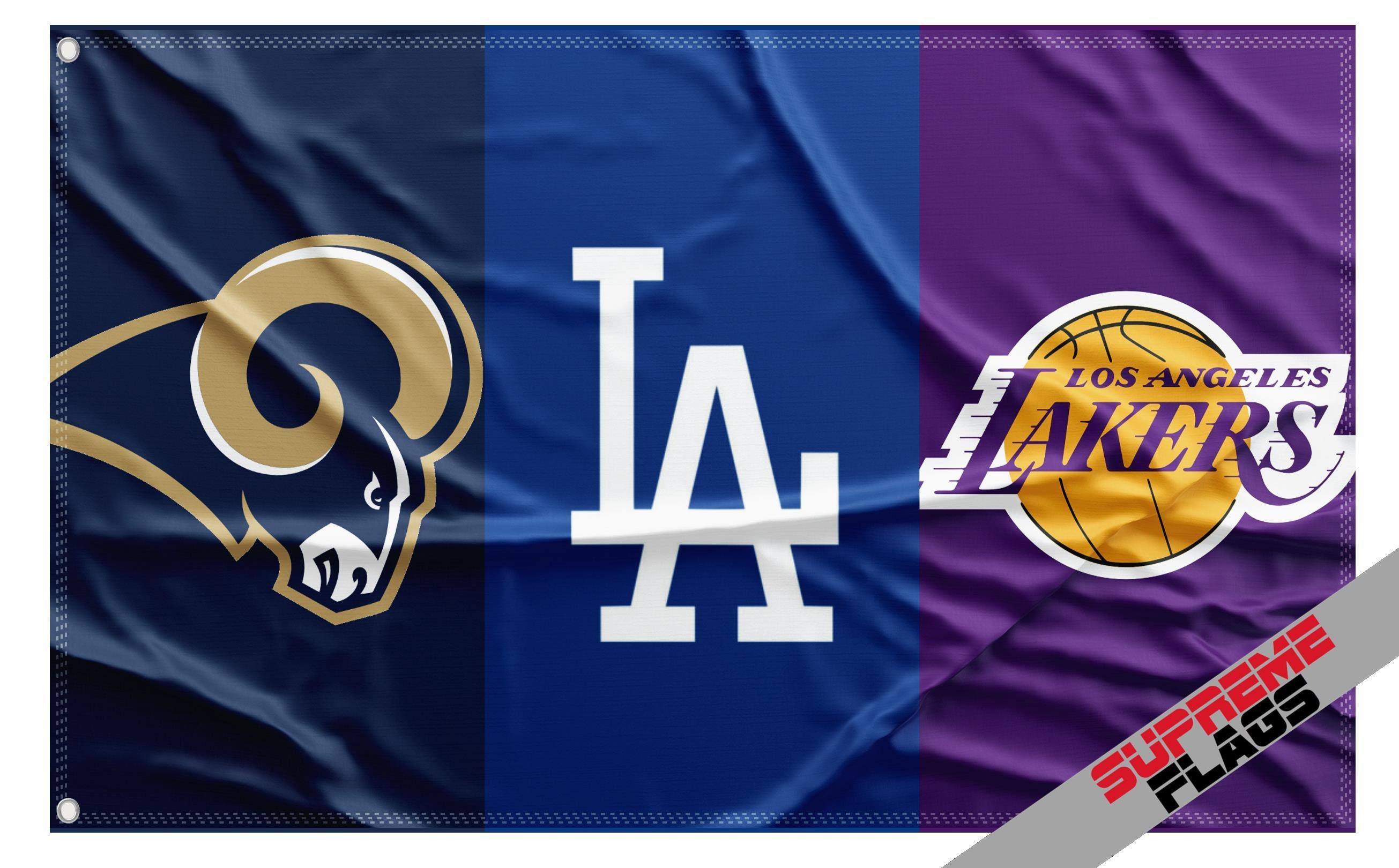 Los Angeles Dodgers Rams Lakers Kings signatures shirt