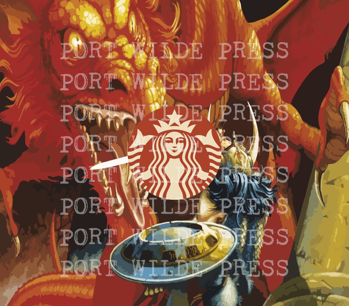 Dungeons and Dragons Tumbler Fantasy Tumbler Starbucks Etsy