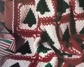 Manta navideña vintage – Patrón de crochet – Descargar PDF