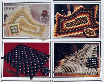 7 patrones de mantas de ganchillo para la cosecha (descarga PDF vintage)