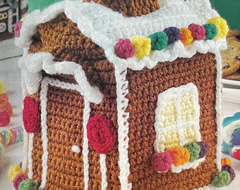 Patrón de casa de jengibre vintage de crochet (descarga en PDF)