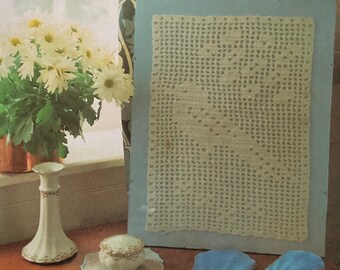 Filet Crochet Alphabet Pattern A-Z: Elegant Letter Charts (PDF Digital Download
