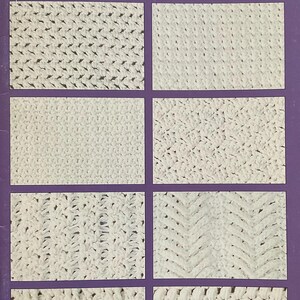 30 Easy Crochet Stitches Pattern Guide | Digital Download PDF ...
