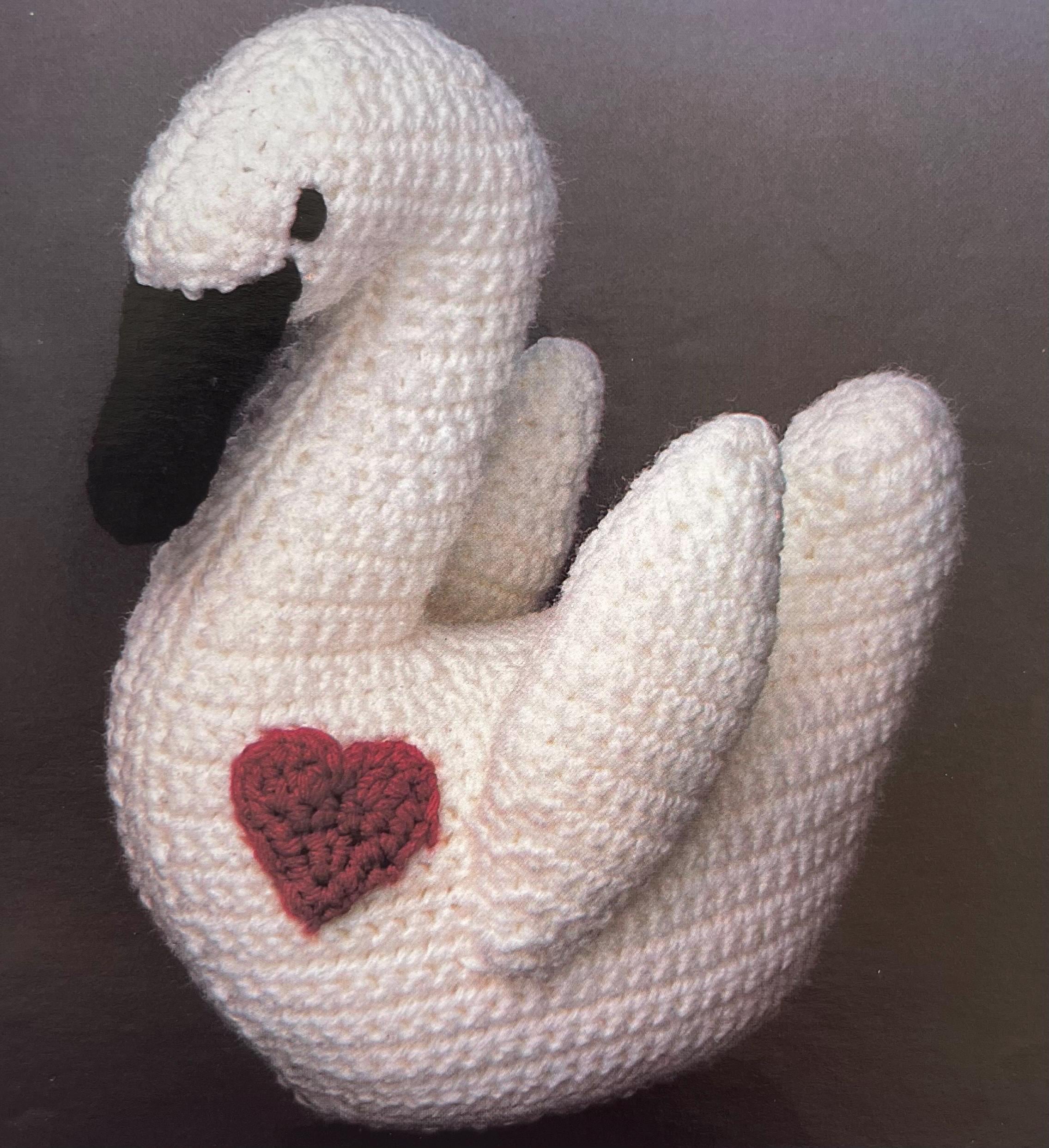あみぐるみ白鳥の編み図：優雅な鳥のぬいぐるみ（PDF） - Etsy 日本
