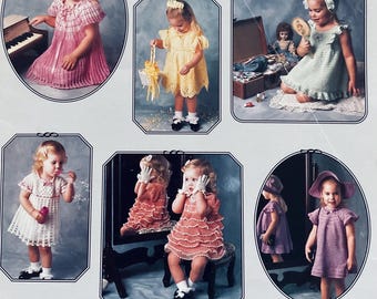 Patrón de crochet para vestido vintage Fair Isle (descarga en PDF)