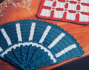 12 patrones de crochet vintage con agarraderas - Descargar PDF