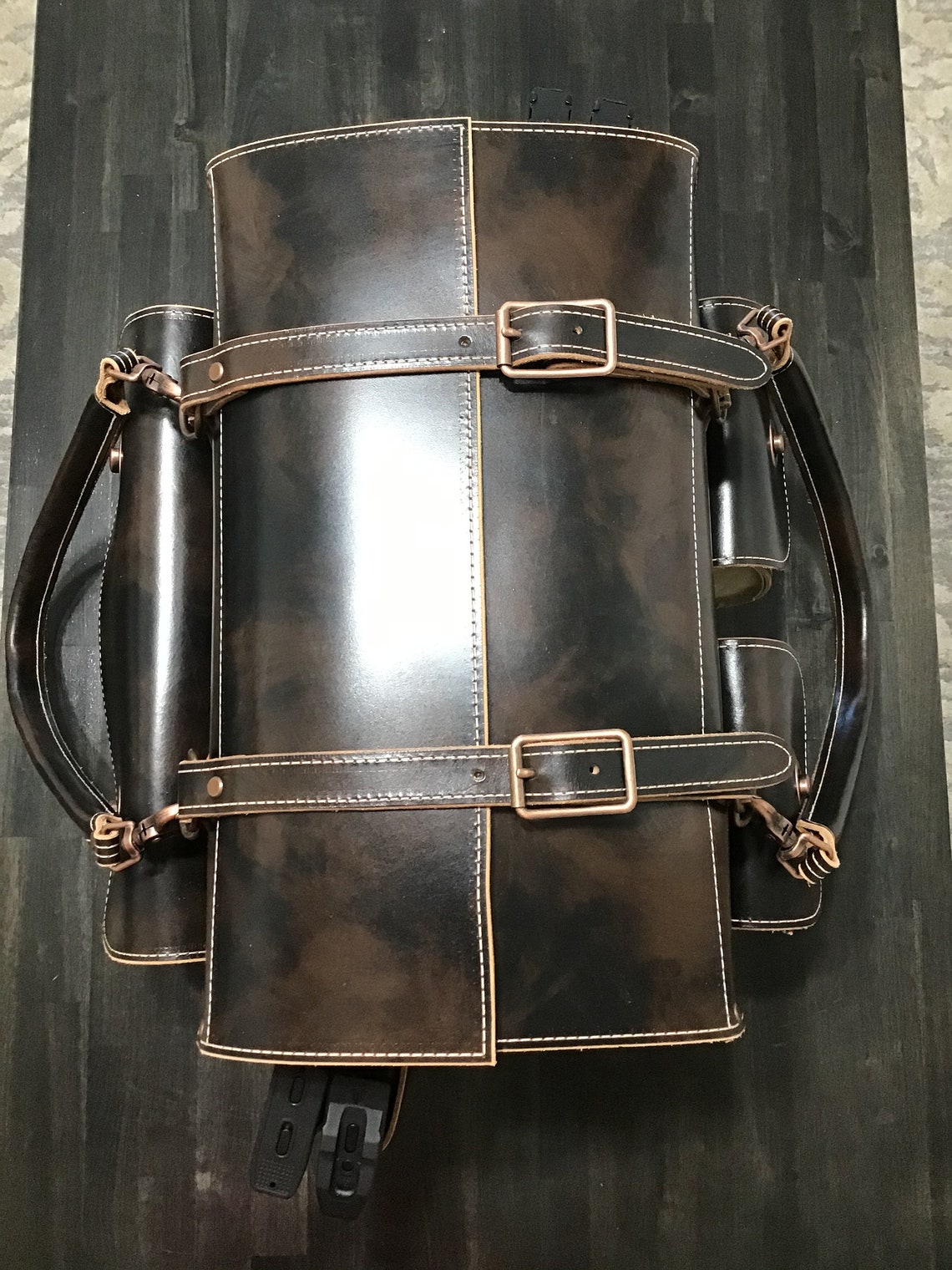 Custom leather range bag Etsy
