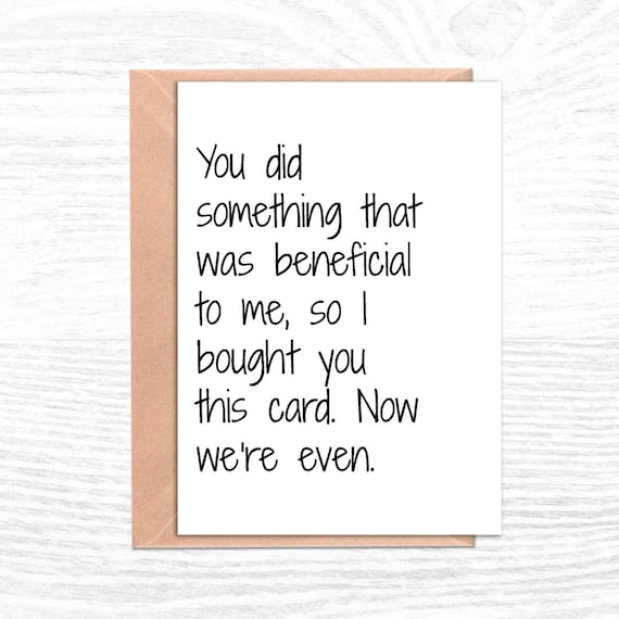 Funny Thank You Card Funny Thank You Note Funny Thank You - Etsy Funny Thank You Card Funny Thank You Note Funny Thank You - Etsy