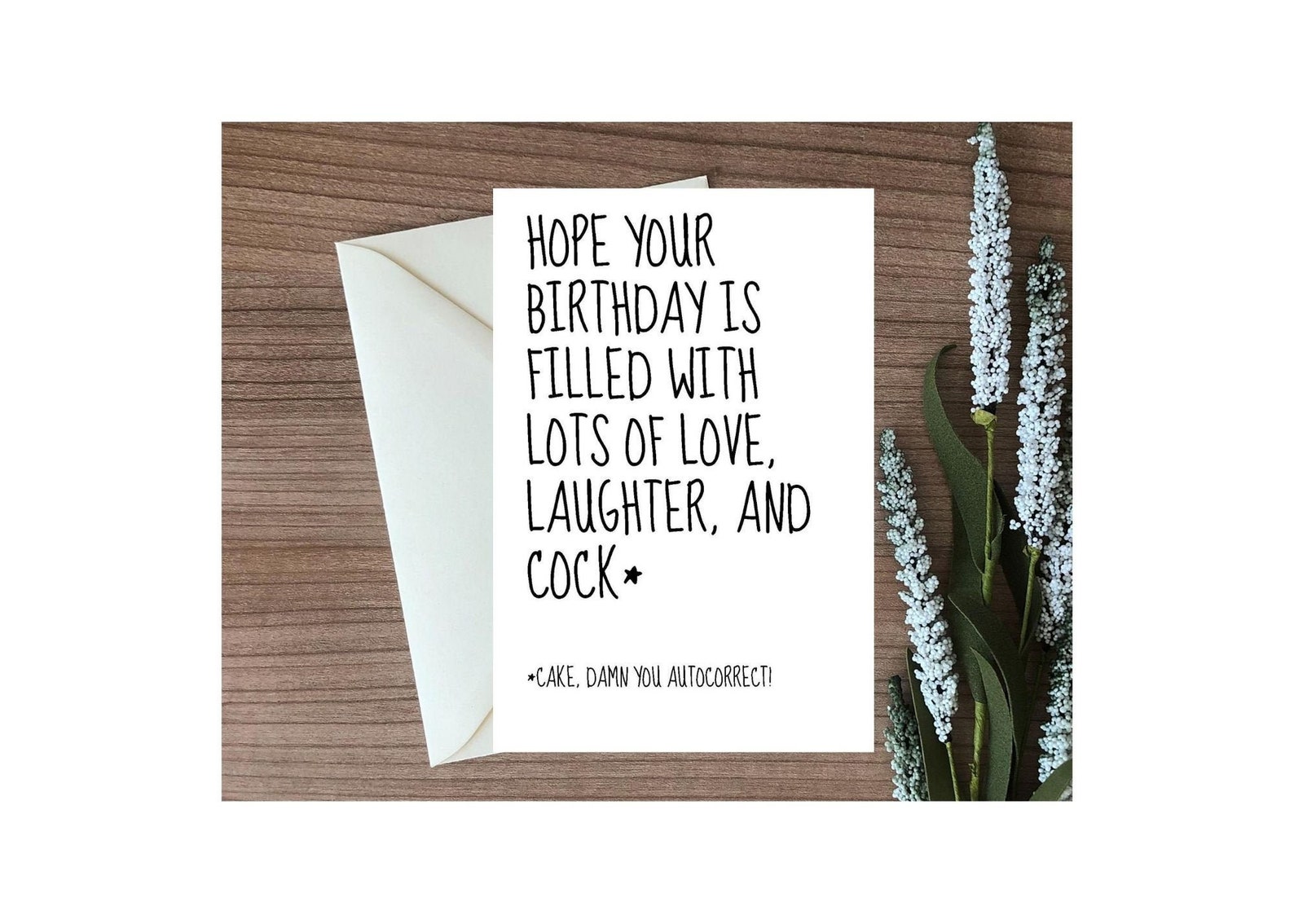 Funny Birthday Card Birthday Card for Herinappropriate - Etsy
