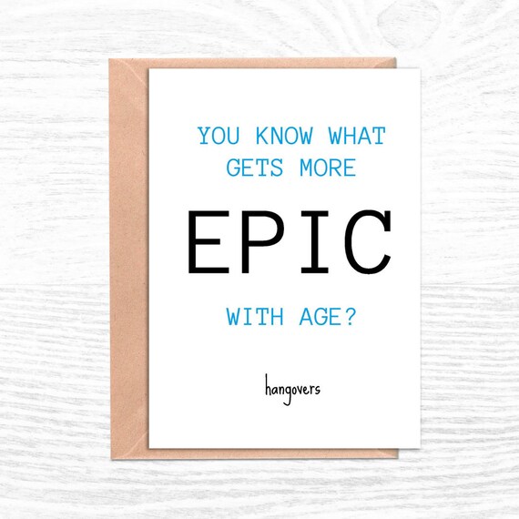 Funny Birthday Card Sarcastic Birthday Card Birthday Card - Etsy