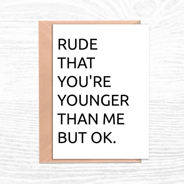 Rude Birthday Card - Etsy
