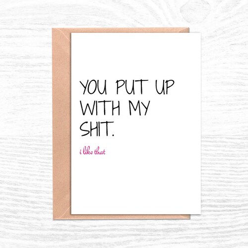 Funny Anniversary Card Funny Anniversary Gift for Husband Etsy