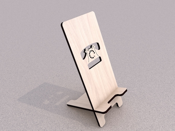 Download Phone Stand Laser Cut File Phone Holder Svg File Mobile Etsy