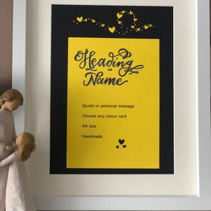 Personalise with quote/name