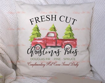 Holiday Pillow Covers, Christmas Pillow Covers, Christmas Gift, Throw Pillow, Christmas Present, Home Decor