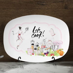 Anniversary Gift For Wife Serving Tray | Gift For Newlyweds Colorful Platter | Housewarming Gift | New Homeowner Gift | Hostess Present