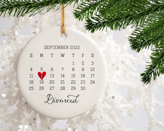 First christmas divorce ornament Clearance